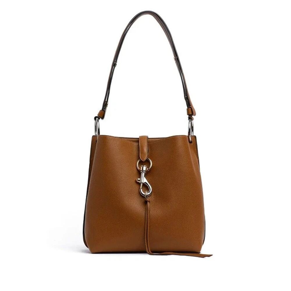Rebecca Minkoff Megan Shoulder Bag Sandrift Leather Crossbody Purse NWT